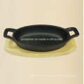 Preseasoned Cast Iron Mini Skillet Size 15.5X9.7X3cm